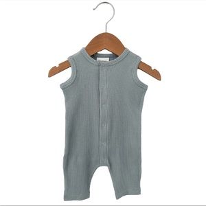 SpearmintLOVE organic waffle romper